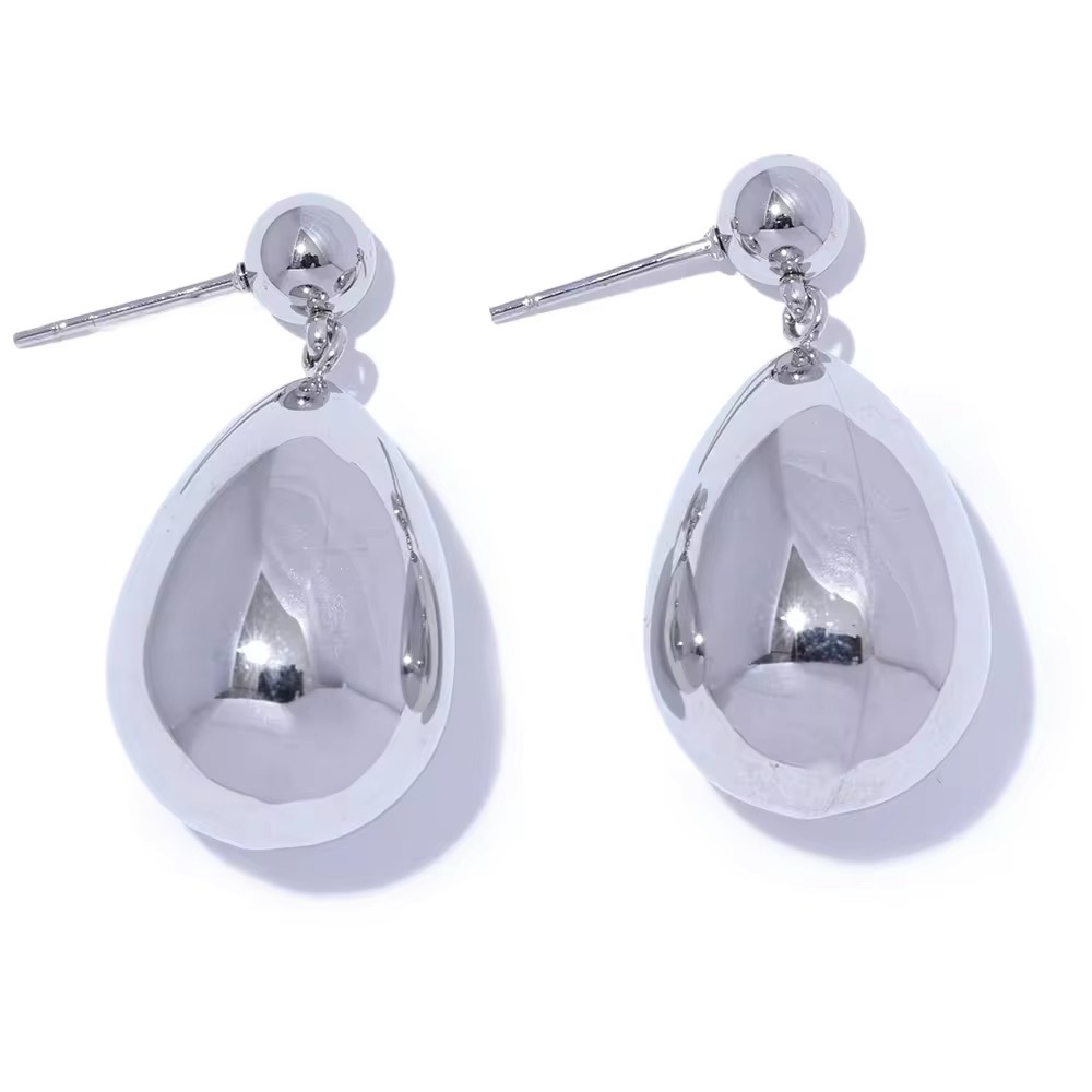 Silver dangle earrings